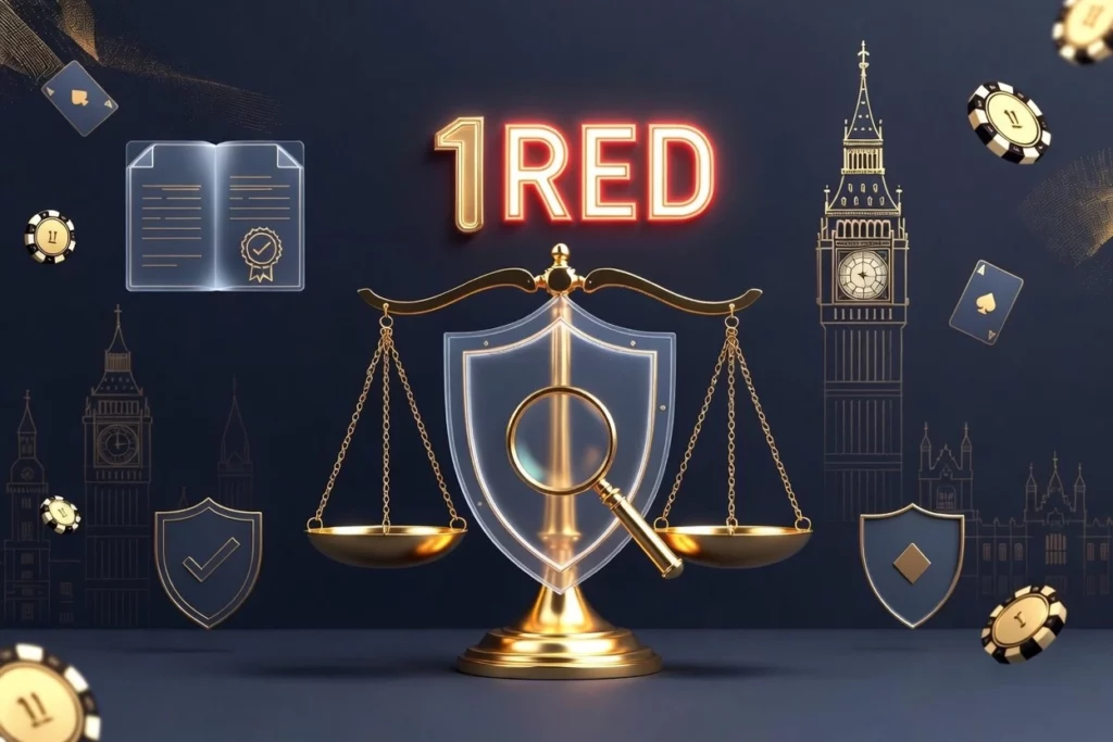 Scales with a 1 RED background